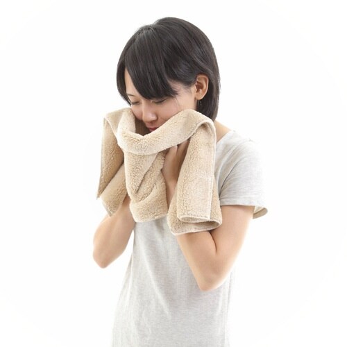 タオル フェイスタオル 30×80cm ベージュ