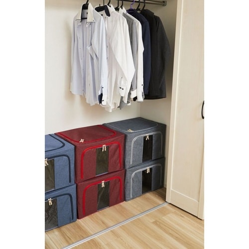 収納ボックス グレー