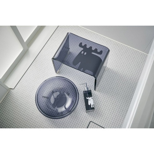 洗面器 moz アクリル製バス桶 湯桶 ブラック