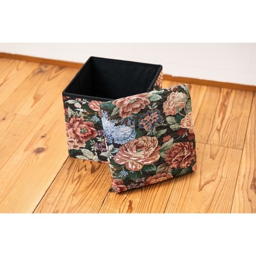 収納ボックス ゴブラン×ブラック