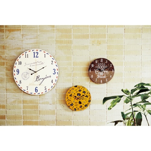 掛け時計 33cm PARTY パーティー