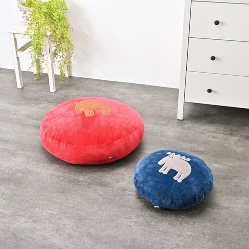 クッション moz ドラムクッション ワインレッド