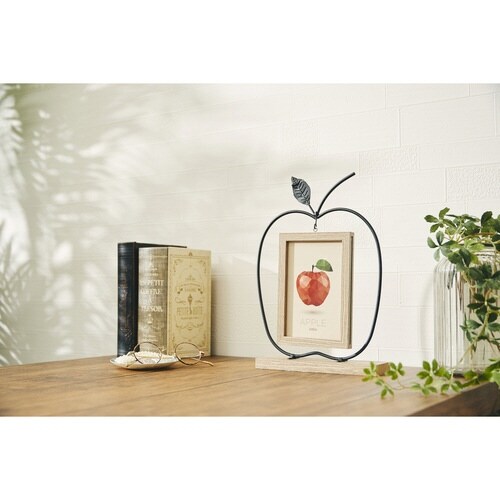 モチーフアイアンフォトフレーム アップル