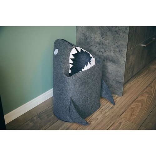 収納ボックス 折りたたみ フェルト ダークグレー