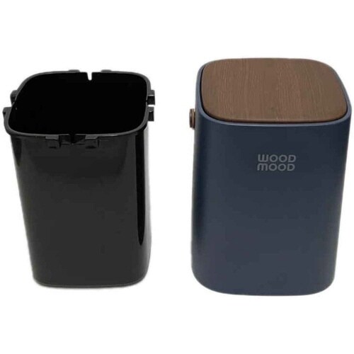 ゴミ箱 10L WOOD MOOD ネイビー