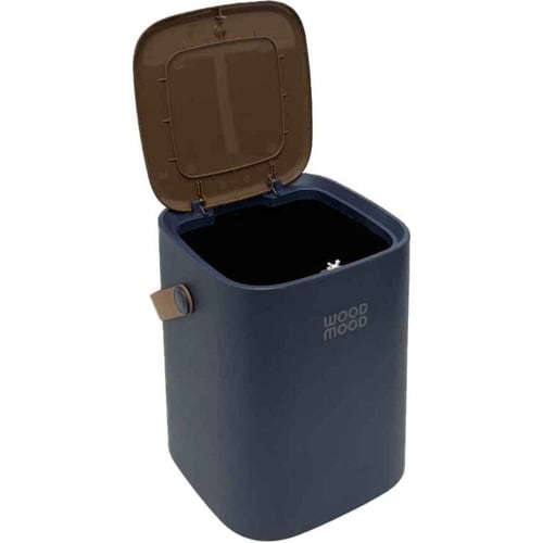 ゴミ箱 10L WOOD MOOD ネイビー