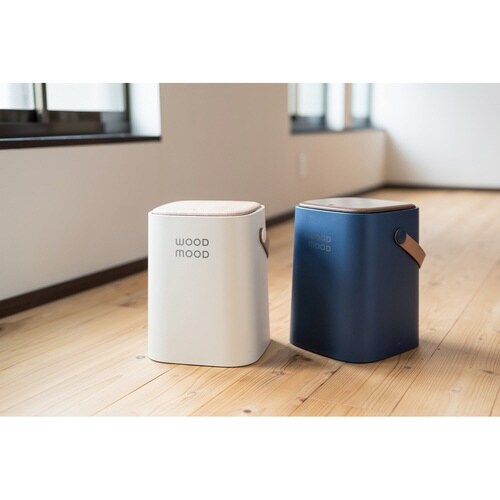 ゴミ箱 10L WOOD MOOD ネイビー