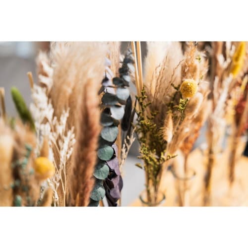 ドライフラワー Belle ガラスベース付き H