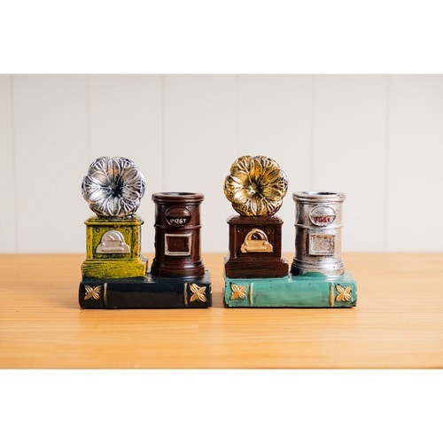 ペン立て アンティーク ペンスタンド ゴールド