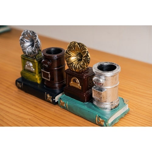 ペン立て アンティーク ペンスタンド ゴールド