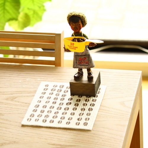 ふきん e.スポンジワイプ 十鶴 コーヒー