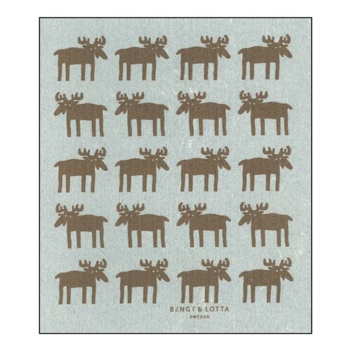 水切りマット ふきん ブラウン×グレー