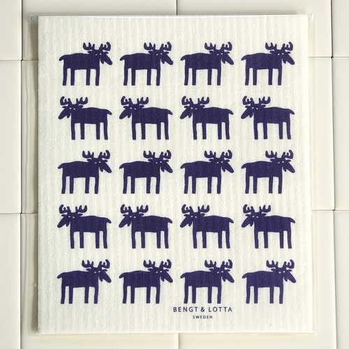 ふきん e.スポンジワイプ ネイビー