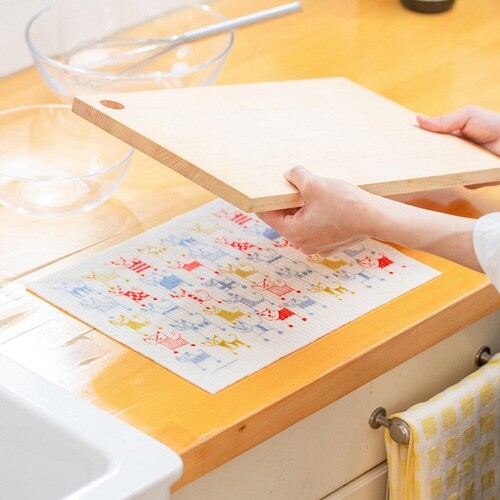 水切りマット e.スポンジワイプ レーナ ネコ