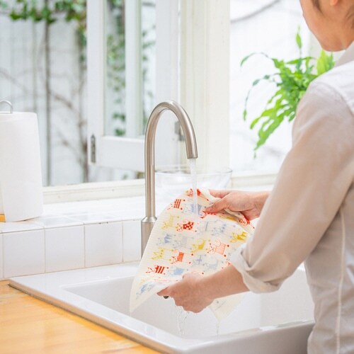 水切りマット e.スポンジワイプ レーナ ネコ