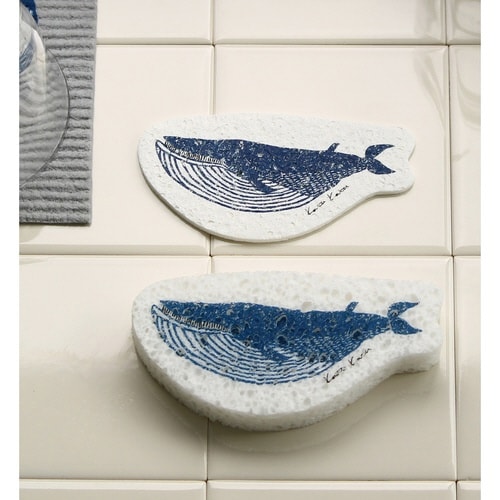 キッチンスポンジ e.ポップアップスポンジ クジラ