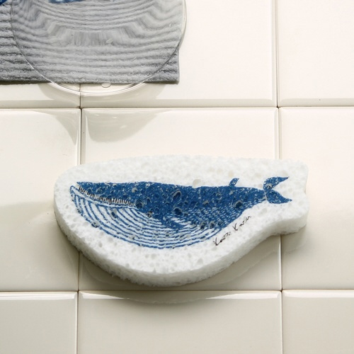 キッチンスポンジ e.ポップアップスポンジ クジラ