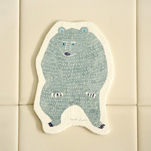 キッチンスポンジ e.ポップアップスポンジ クマ