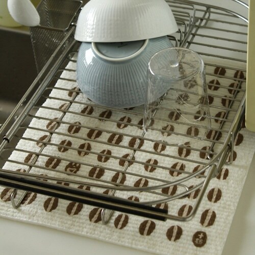 水切りマット e.スポンジワイプ 十鶴 コーヒー