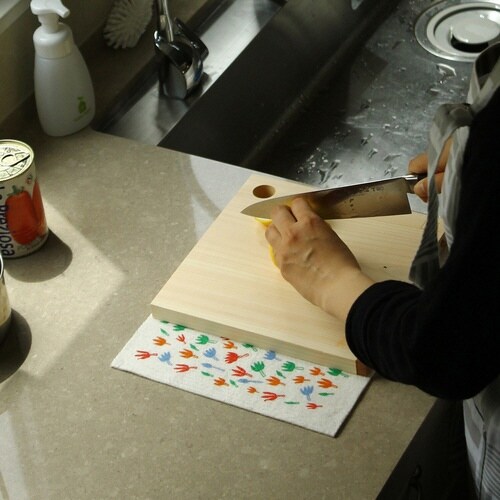 水切りマット e.スポンジワイプ グリーン