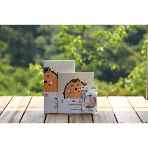 ふきん e.スポンジワイプ kata ハリネズミ
