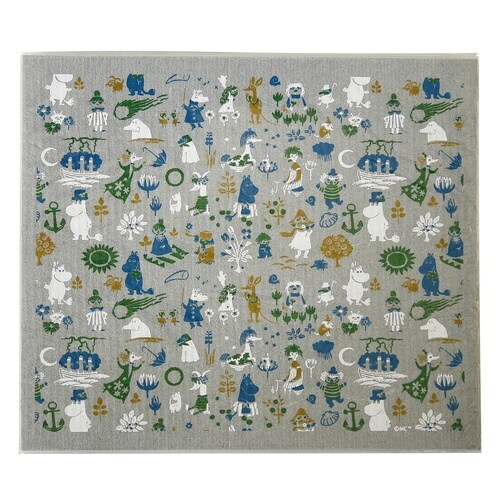 水切りマット e.スポンジワイプ ブルーグレー