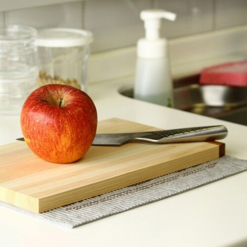 水切りマット e.スポンジワイプ ブラウングレー