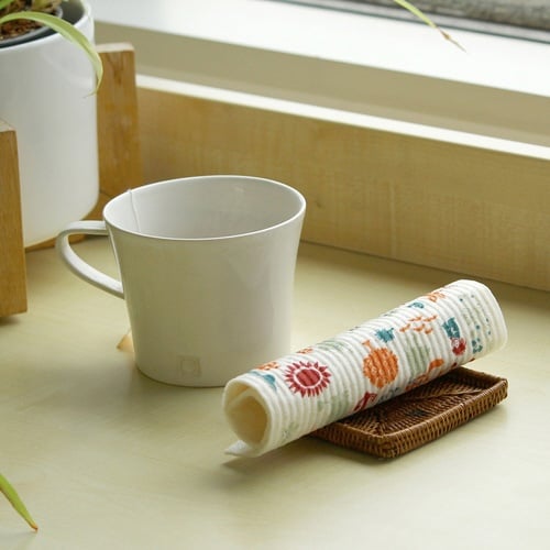 ふきん e.スポンジワイプ ムーミン オレンジ