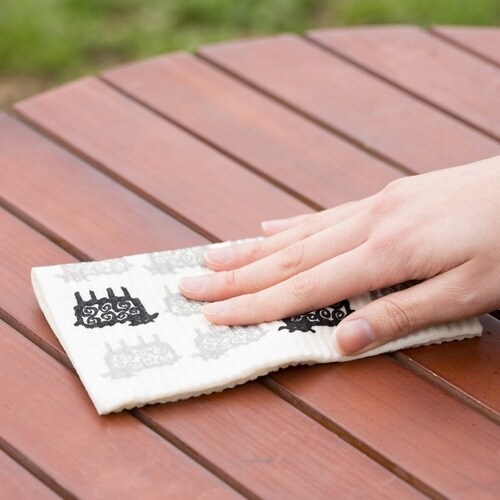 水切りマット ふきん スポンジワイプ ヒツジ