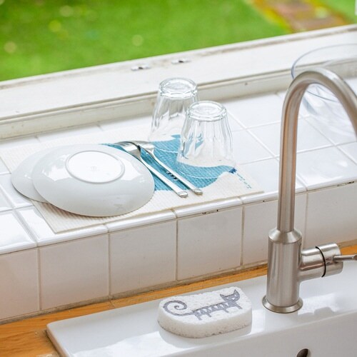 水切りマット e.スポンジワイプ kata クマ