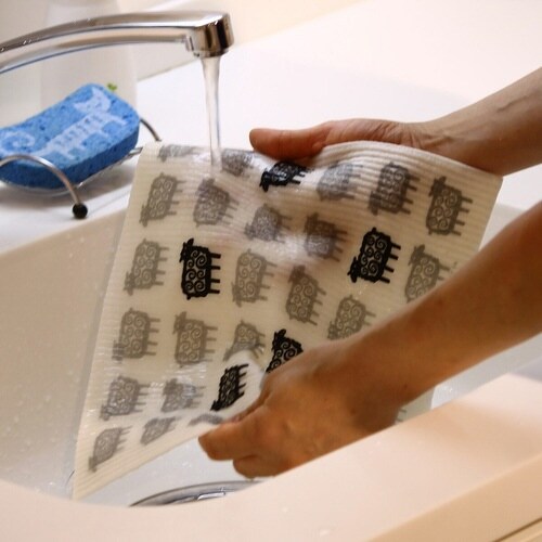 水切りマット e.スポンジワイプ ヒツジ