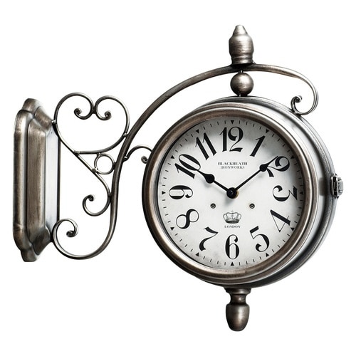 掛け時計 ウォールクロック アンティーク 両面