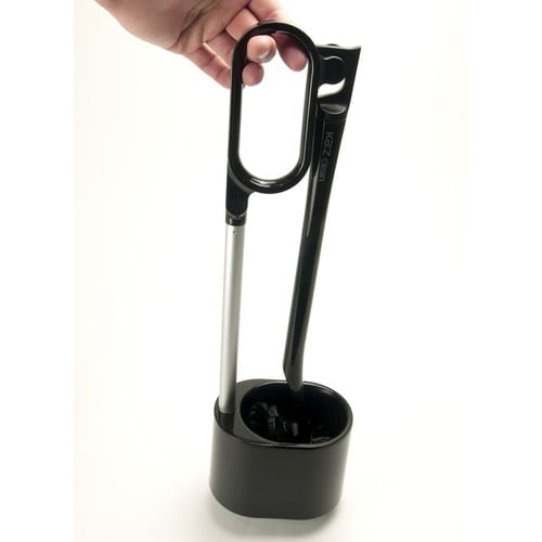 トイレブラシ ケース付き kaz ブラック