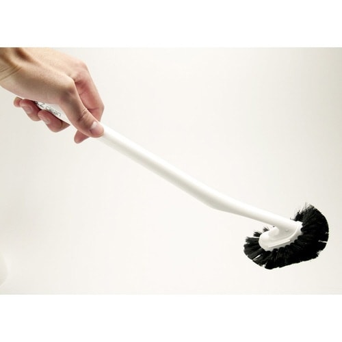 トイレブラシ ケース付き kaz ホワイト