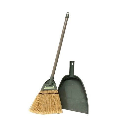 ほうき ちりとり セット 化繊ほうき ちりとり付き