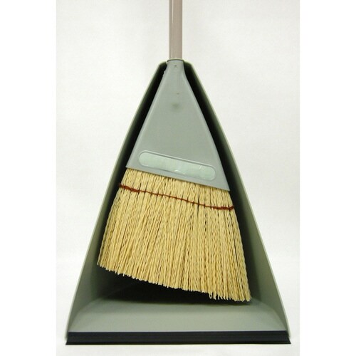 ほうき ちりとり セット 自立 フォレストグリーン