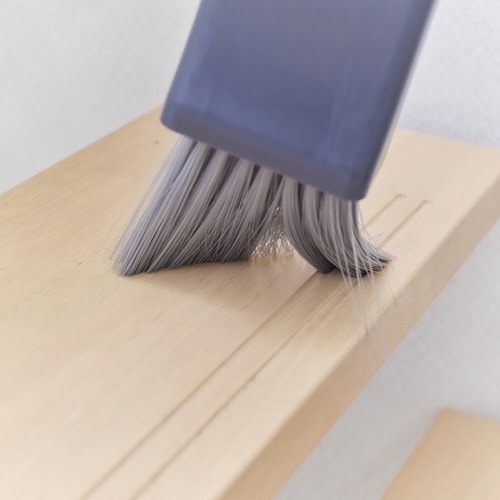 ほうき 全長67cm 立つホウキ チャコール