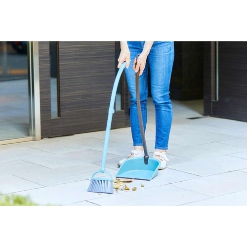 ほうきちりとりセット Becco ブルー