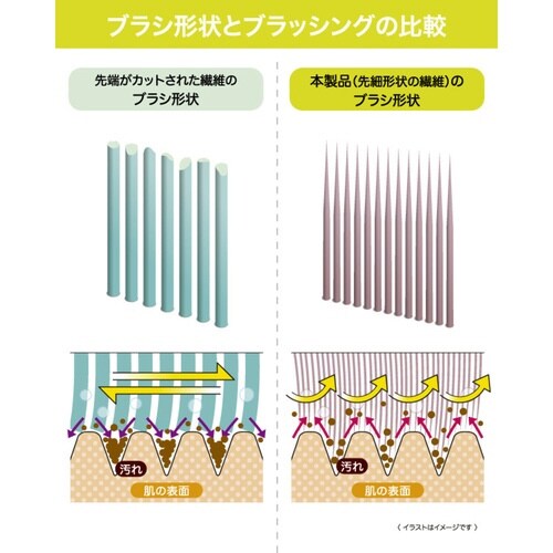 ボディブラシ ボディケアブラシ アイボリー