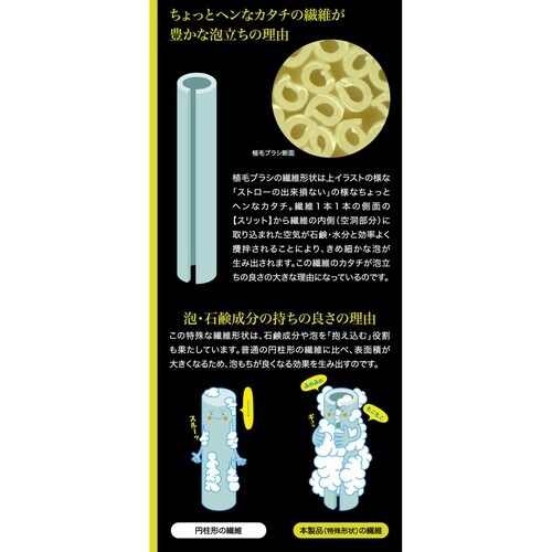 ボディブラシ ボディケアブラシ アイボリー