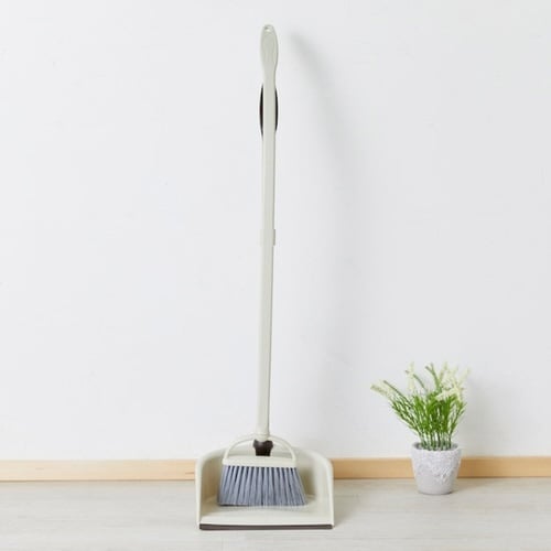 ほうきちりとりセット Becco アイボリー