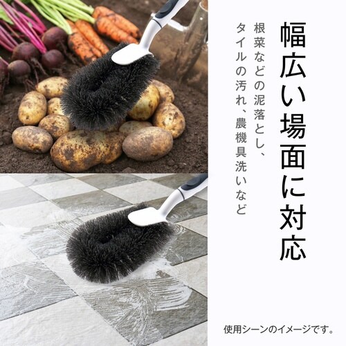 ハンドル付きたわし カビ 腐食に強い 浴室 床