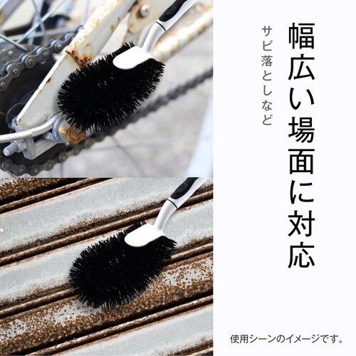 ハンドル付きたわし カビ 腐食に強い 浴室 床