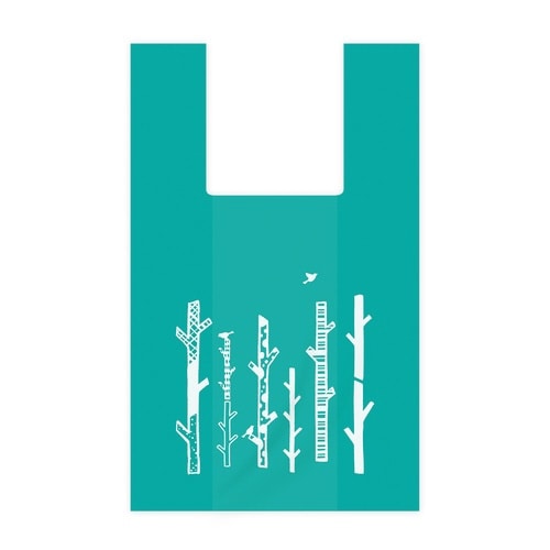 レジ袋 34x21cm マチ12cm 厚さ