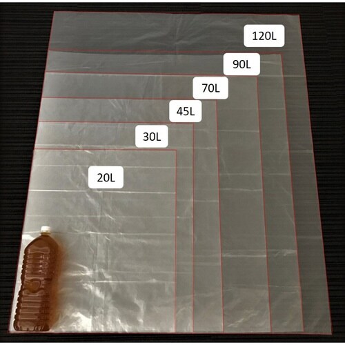 ゴミ袋 20L 10枚入り 半透明 0.012mm