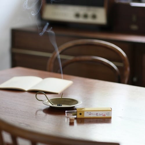 お香 りらく 15本入り お香立て付き 白檀