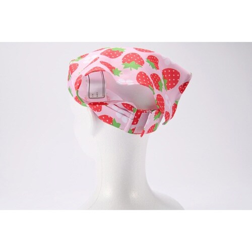 エプロン 子供エプロン M 3点セット イチゴ