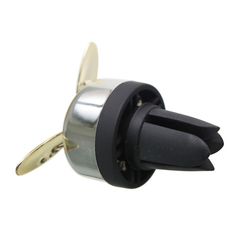 カーフレグランス プロペラ型 芳香剤 シルバー