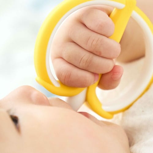 歯ブラシ シリコン はじめて使う歯ブラシ バナナ