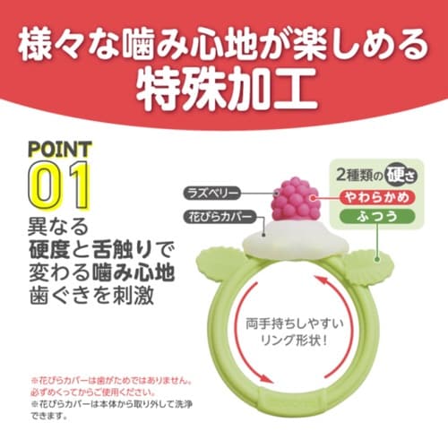 歯固め カミカミ Baby 花咲く ラズベリー